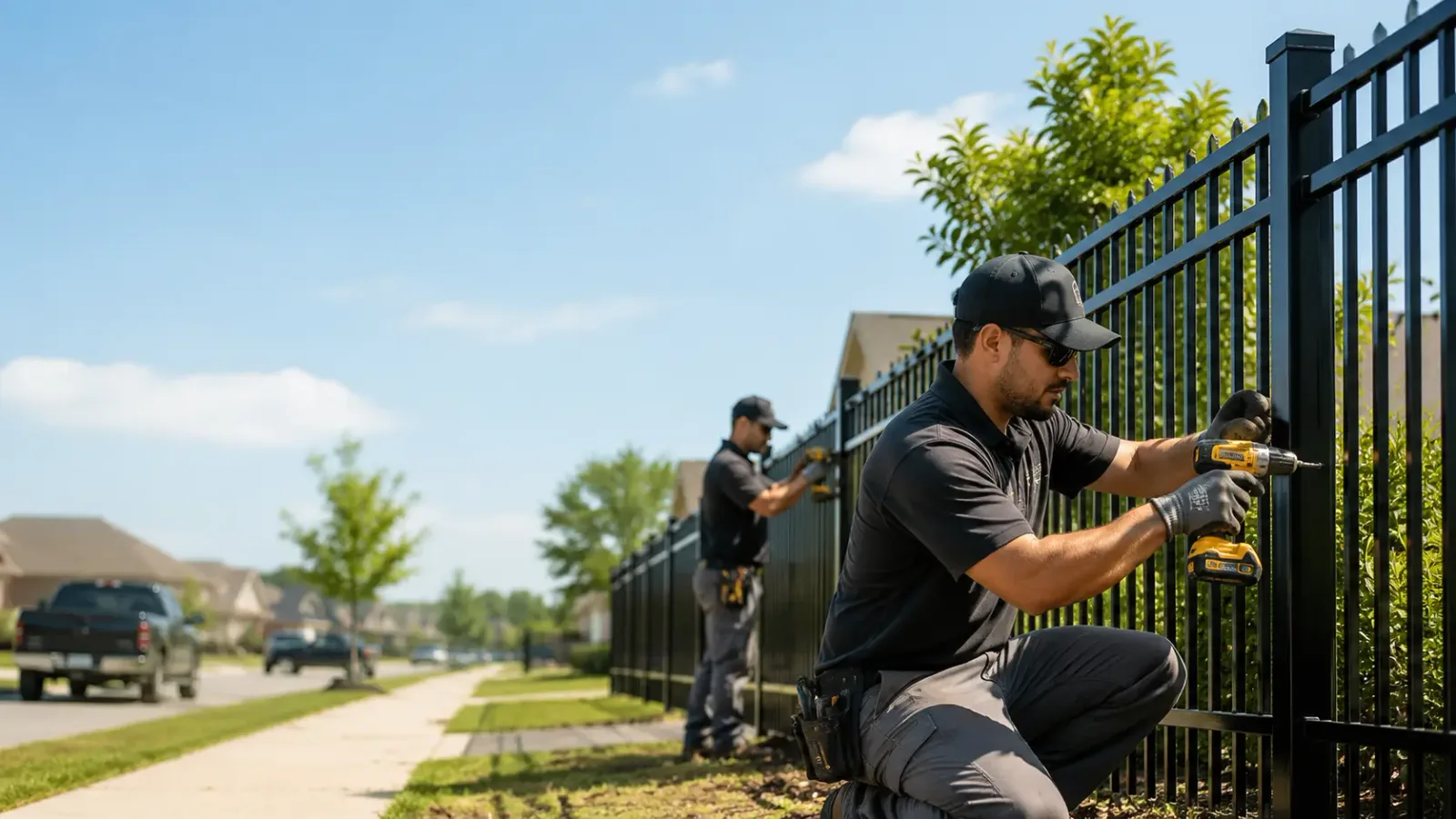 Metal Fence Installation in Bloomfield, IN